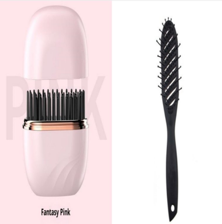 3df839eb-259f-4243-b8b9-5c4b2cccc319.jpg Mini Hair Straightening Comb Wireless Charging Portable Multifunctional Hair Care Not Hurt Hair Styling Comb Hair Straightener - Image 3