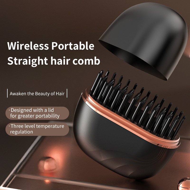 83a8d7a1-4006-4a29-af6d-3895f6e1312b.jpg Mini Hair Straightening Comb Wireless Charging Portable Multifunctional Hair Care Not Hurt Hair Styling Comb Hair Straightener - Image 2